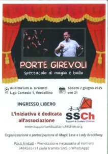 Porte girevoli: spettacolo di magia e ballo
